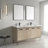 Dowell 60.9'' Rectangular Drop-In Double Bathroom Vanity Top with Overflow-74367427-74367428