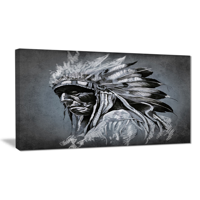 Tigre des Amérindiens - reproduction d'art, H 16 po x l 32 po x P 1 po, Toile tendue