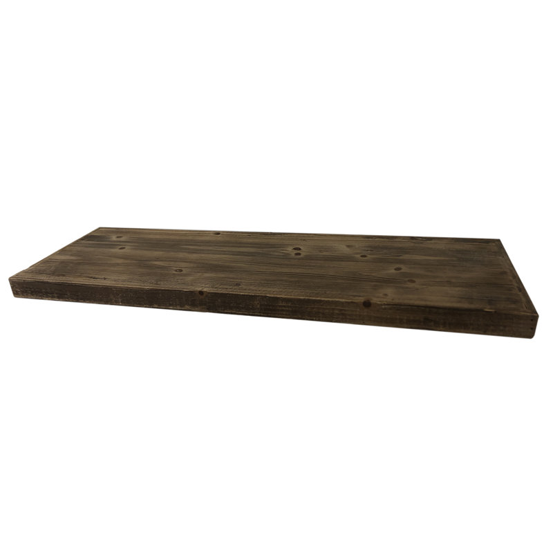 Hasbrouck Pine, 1.25" H x 36" W x 8" D, Dark Brown
