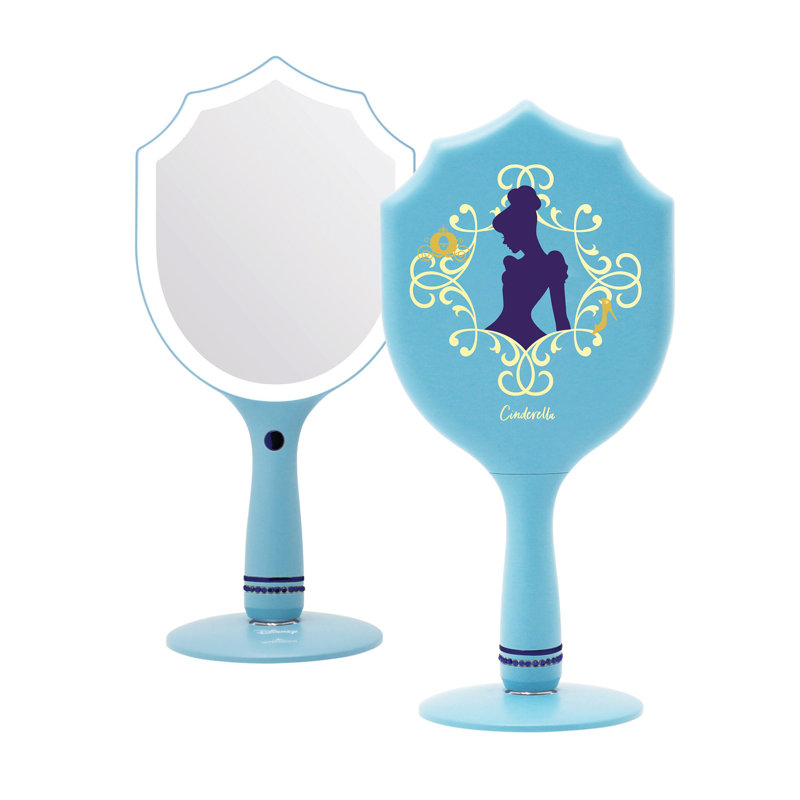 Miroir de maquillage éclairé à main Disney Princess, Cendrillon