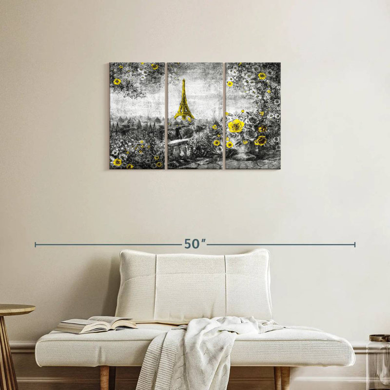 Aime Eiffel Tower Summertime Pop, 20" H x 33" W