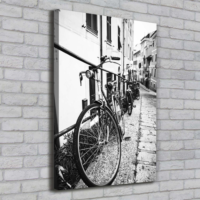 City Bikes - Wrapped Canvas Print