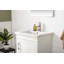 Ensemble de meuble-lavabo simple 24 po avec plateau en céramique Arzola-311355943