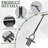 43in Lawn Aerator Garden Tool With Soil Core Tray, Manual Grass Plug Aerators & A Cleaning Tool, Coring Aeration Tools With 3 Tines For Gardening, Soil Compaction, Lawn Yard Care, Black