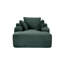 Chaise longue rembourrée en velours côtelé Modern-117430050