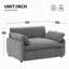 Fauteuil moderne rembourré et confortable-648699457
