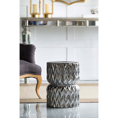 Susie Ceramic Accent Stool