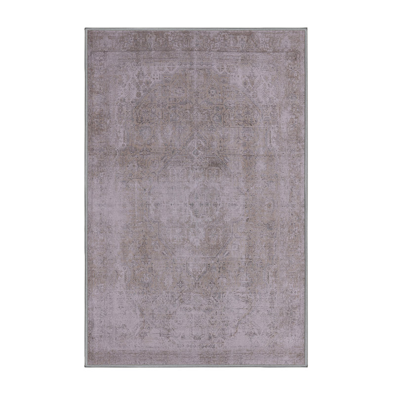 Tapis oriental gris Omari, Rectangle 5 pi x 7 pi
