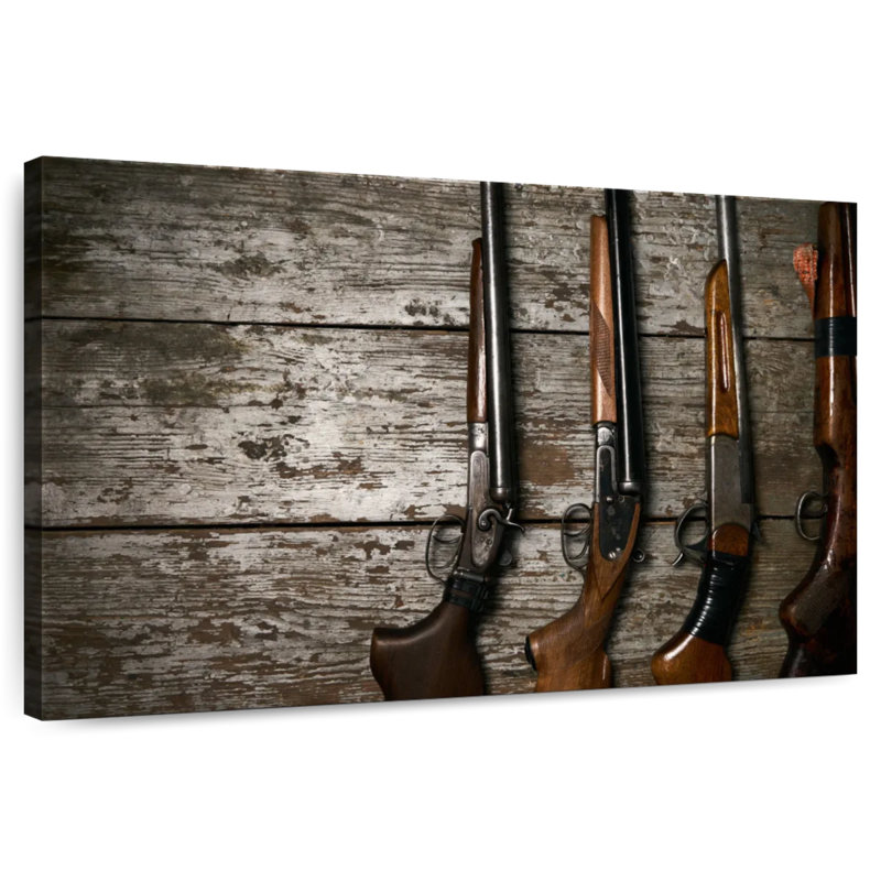 Senne Hunting Guns, 24" H x 36" W