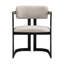 Chaise rembourrée avec accoudoirs (ensemble de 2)-1278626346