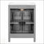 Ensemble de meuble-lavabo 24 po avec lavabo en céramique, conception luxueuse peu encombrante et portes à fermeture en douceur