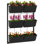 Pot de fleurs mural à 3 niveaux avec 6 pots