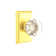 Emtek Passage Knobset w/ Rectangular Rosette and Old Town Knob
