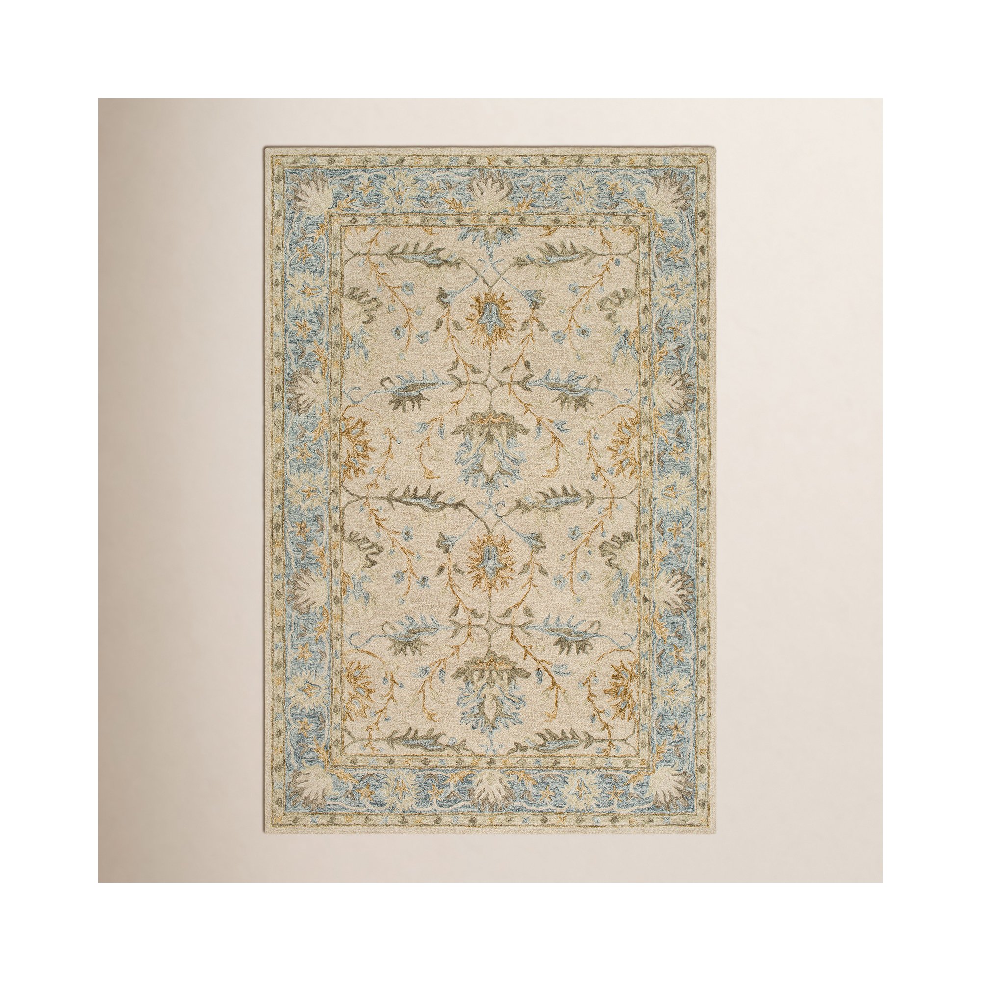 Sienna Hand Tufted Wool Rug, Rectangle 5' x 7'6"