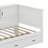 L-Shaped Bed Frame With Drawer And And Bookcase, Led Downlight-109753858