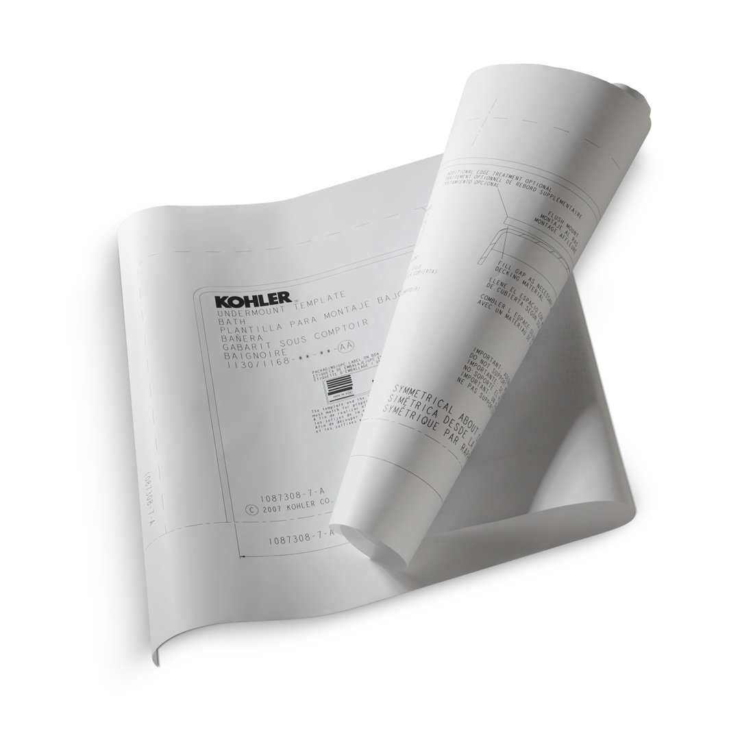 Tea-For-Two Kathryn /Tea-For-Two Under-Mount Installation Kit for Use with Kathryn/Tea-For-Two Baths and Whirlpools Kohler