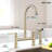 Pdpbath Kitchen Faucet with Side Spray-78696736
