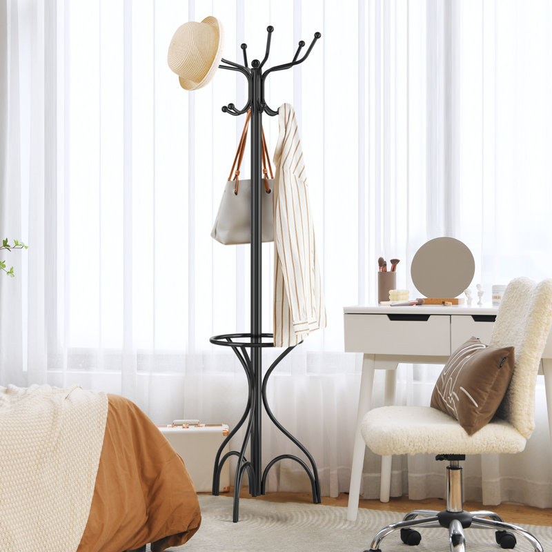 Hayman Steel Freestanding 12 - Hook Coat Rack