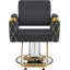 Height-adjustable living room armchair