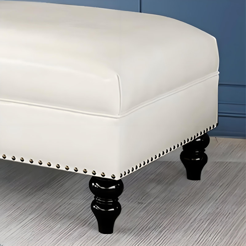 Chaise longue Degraaf, Retour à gauche, Blanc crémeux