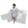 Baignoire combinée en acrylique avec robinet 52 po x 26 po