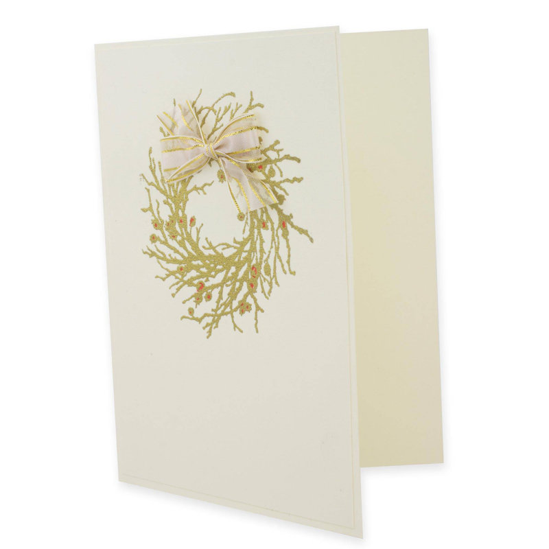 Cartes de vœux de noël golden voeux