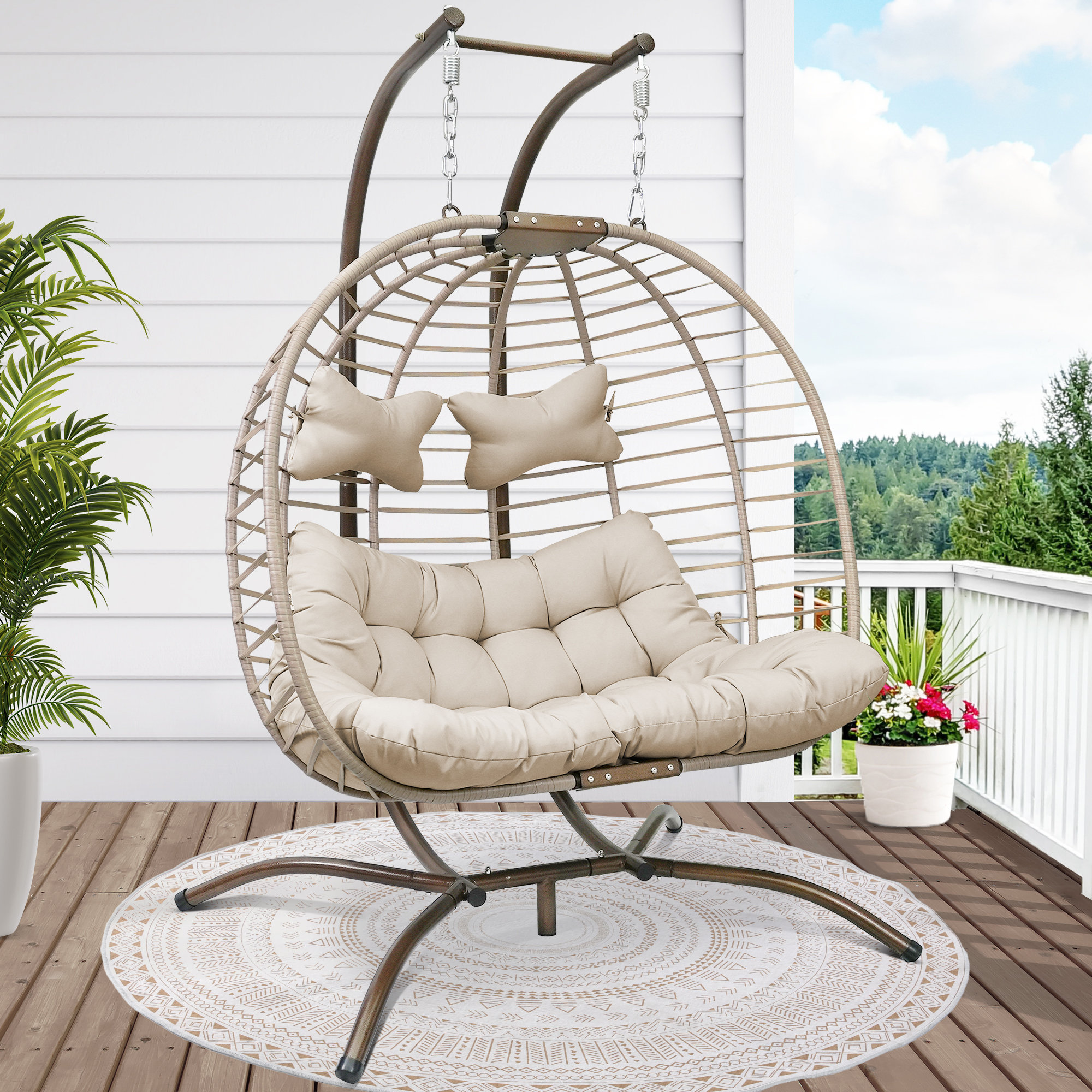 Furniture Dakota Fields Swing Chair Dakota Fields Chingford