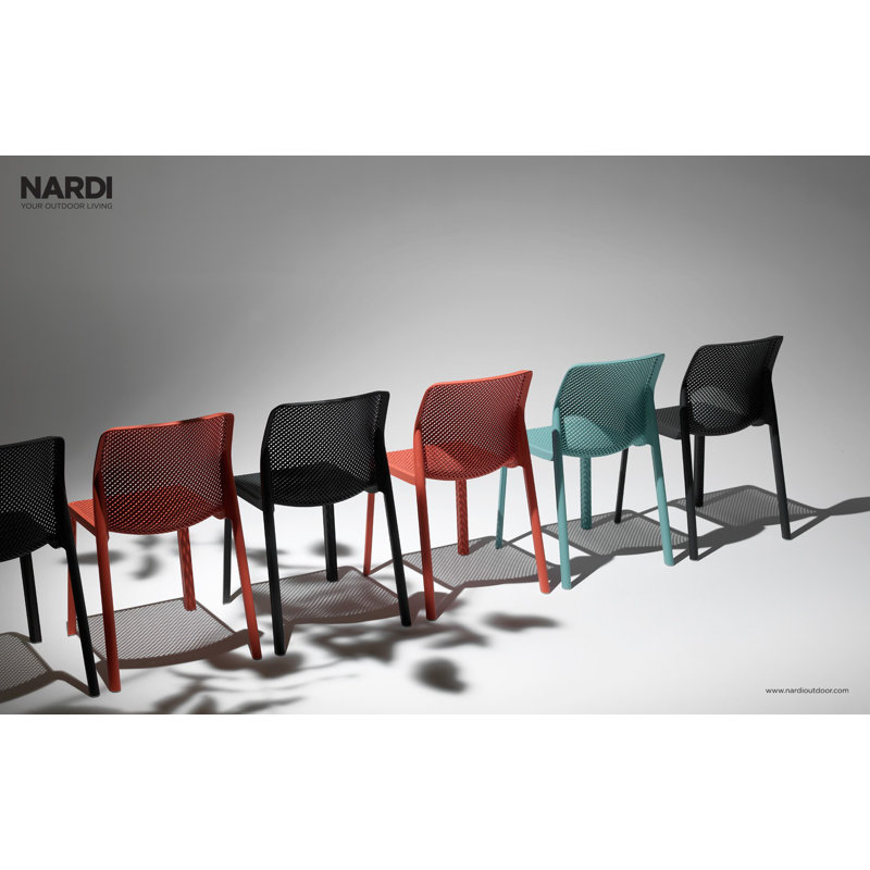 Cordovano Stacking Patio Dining Side Chair with Cushion