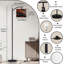  Lampe sur pied Arc en forme de basketball en cuir