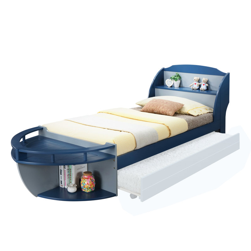 Lit simple avec lit gigogne Joanna