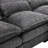 Large Chenille Fabric U-Shape Sectional Sofa-1417990954