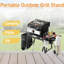 Table de barbecue pliante d'extérieur