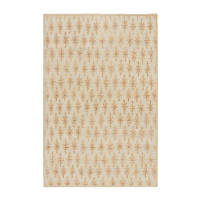 Handmade Silk Geometric Area Rug