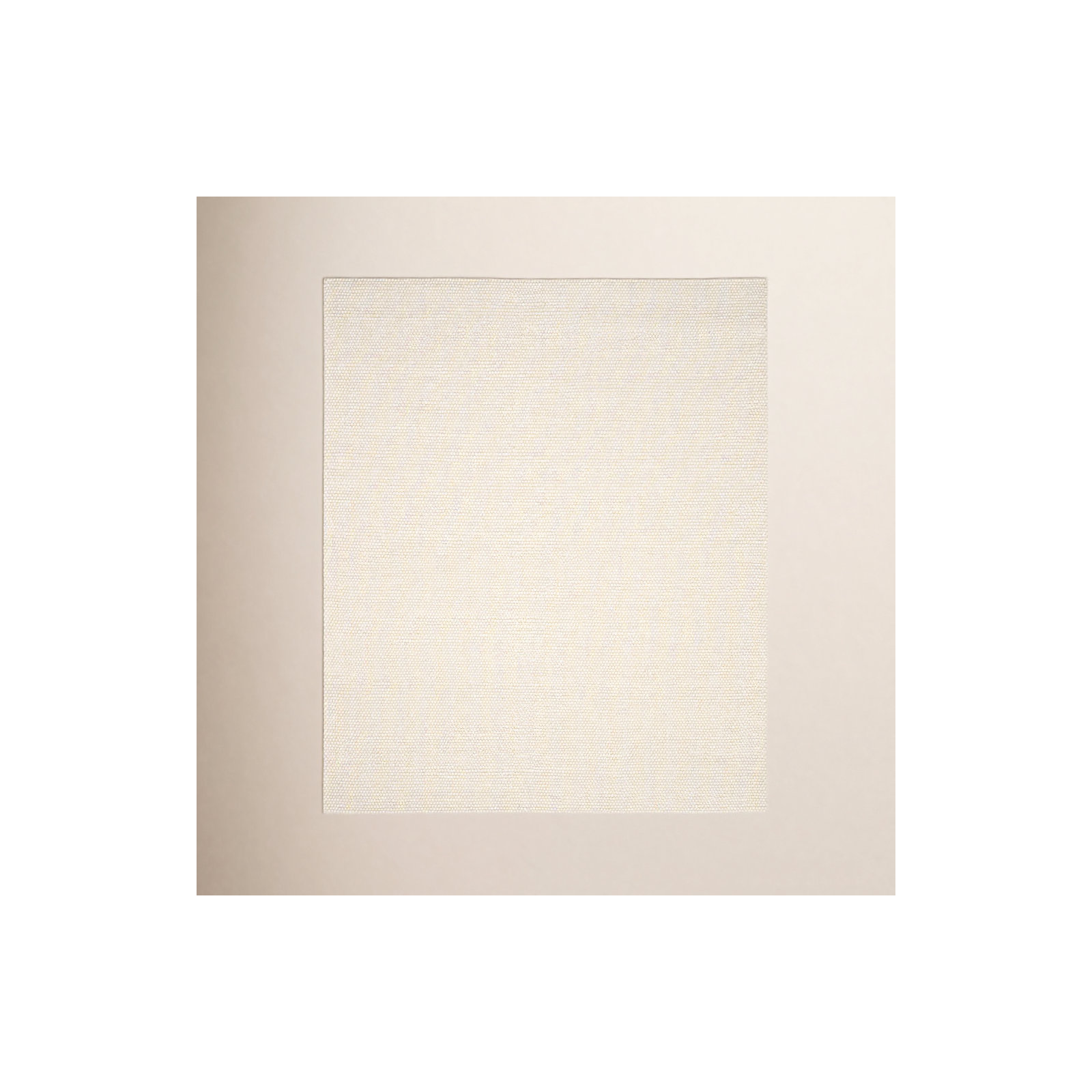 Elle Handmade Wool Ivory Rug, Rectangle 6' x 9'