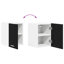 Vidaxl Hanging Cabinet With Storage Riga 2 Pcs Concrete Grey And White-121217769-121217770