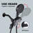 High Pressure 3Way Rainfall Combo, Luxurious Rain Showerhead And Hand Held Shower Separately Or Together,  Comes With Shower Hose, Shower Arm
