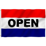 Open Sign Flag Polyester 36 x 60 in. House Flag