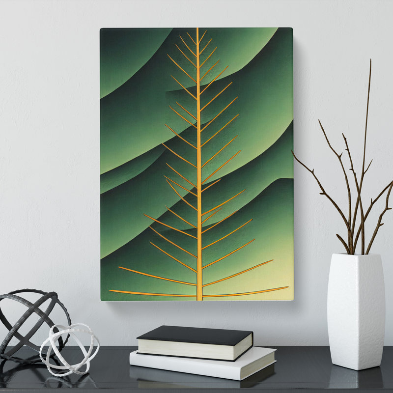 Rippey Pine Tree Bare - Wrapped Canvas, 50cm H x 35cm W x 3cm D
