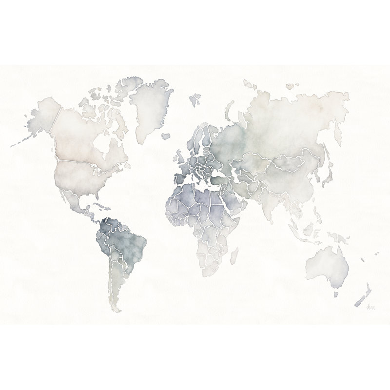 Aquarelle Wanderlust, H 24 po x l 36 po x P 1,25 po