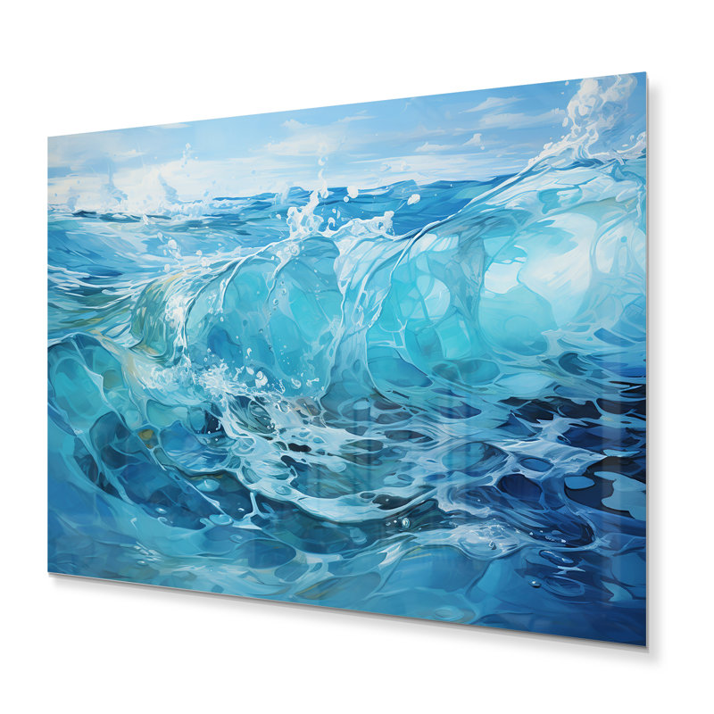 - Décoration murale nautique et plage en métal, H 12 po x l 20 po x P 1 po