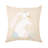 Bunny Eggs Embroidered Throw Pillow