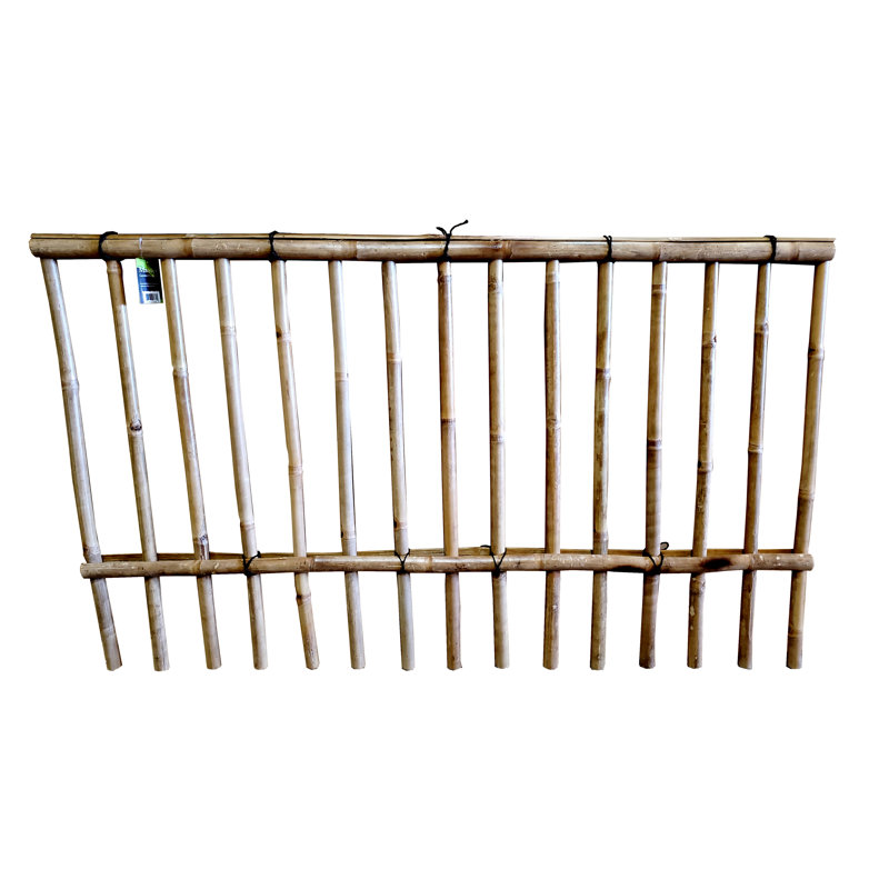 Clôture en bambou pour piétons H 3 pi x l 5 pi Kinkakuji-Gaki