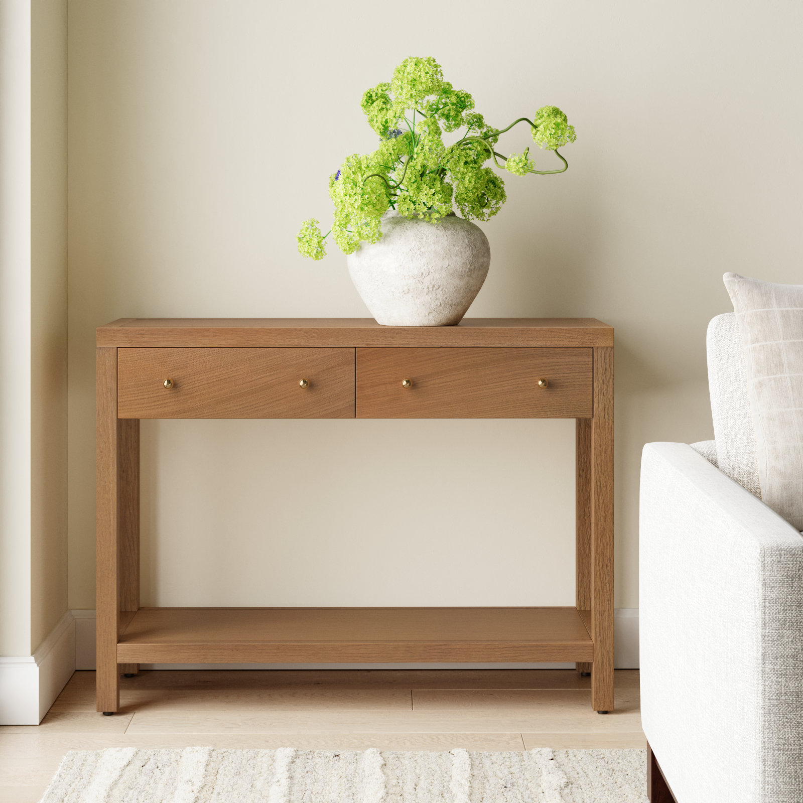 Celine 40" Console Table, Natural