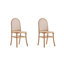 Paragon Industry Chic Upholstered Ash Wood Dining Side Chair in Oatmeal