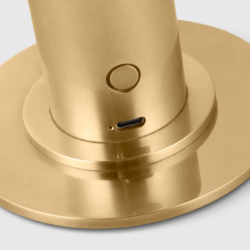 Miguel 10 Rechargeable Table Lamp, Gold