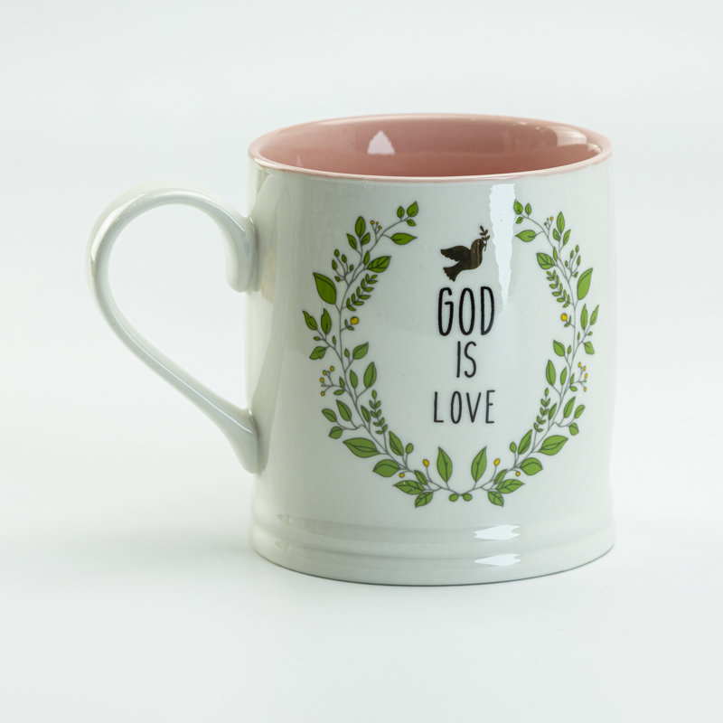 Ensemble de 4 tasses à café d'inspiration religieuse, 18 onces