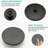 Matte Black Handheld Shower And Rainfall Head System - 3-setting , Adjustable Slide Bar, Corrosion Resistance, 1.8 Gpm Flow Rate, Easy Lime Scale Removal, Wall Mounted With 8" & Handheld, Scratch