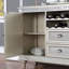Mobilier de salle à manger contemporain en bois massif avec tiroirs en bois massif