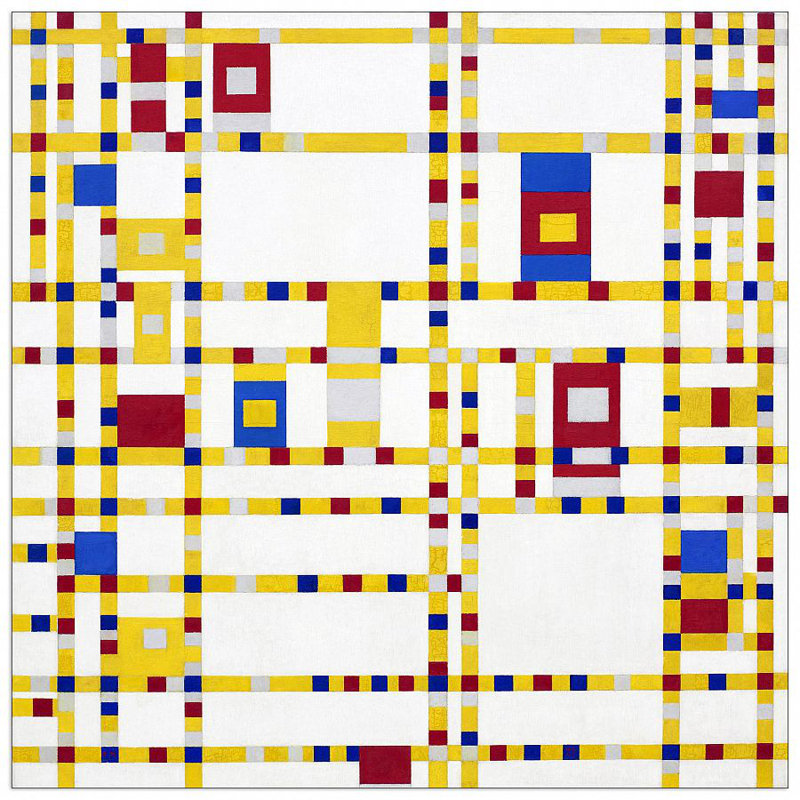 Piet Mondrian - Wrapped Canvas Print, 50cm H x 50cm W x 1.8cm D