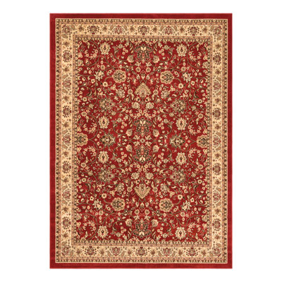 Bhatari Oriental Burgundy Area Rug